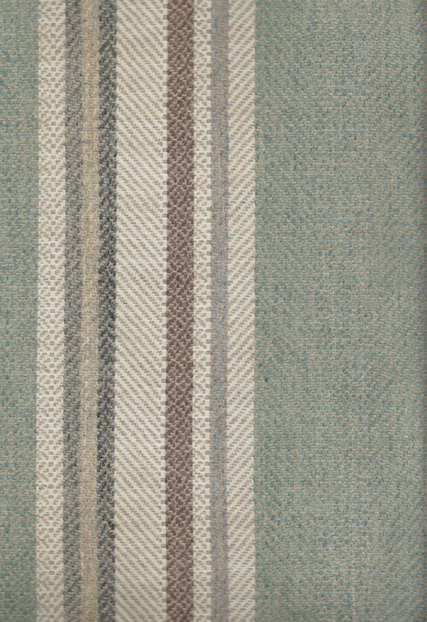 Lewis & Wood Selsley Stripe Mineral Made to Measure Roman Blinds – fabric detail