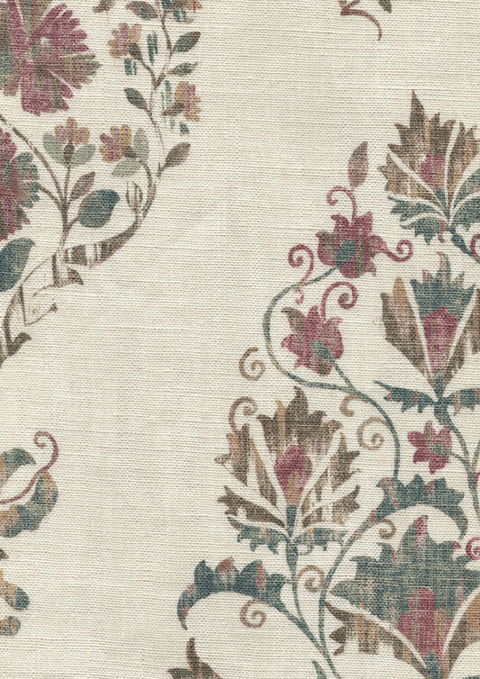 Lewis & Wood Sicilia Document Made to Measure Curtains – fabric detail