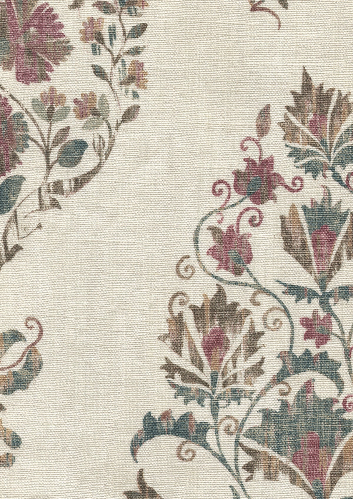 Lewis & Wood Sicilia Document Made to Measure Roman Blinds – fabric detail