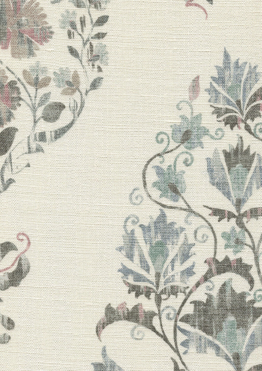 Lewis & Wood Sicilia Tea Rose Made to Measure Curtains – fabric detail