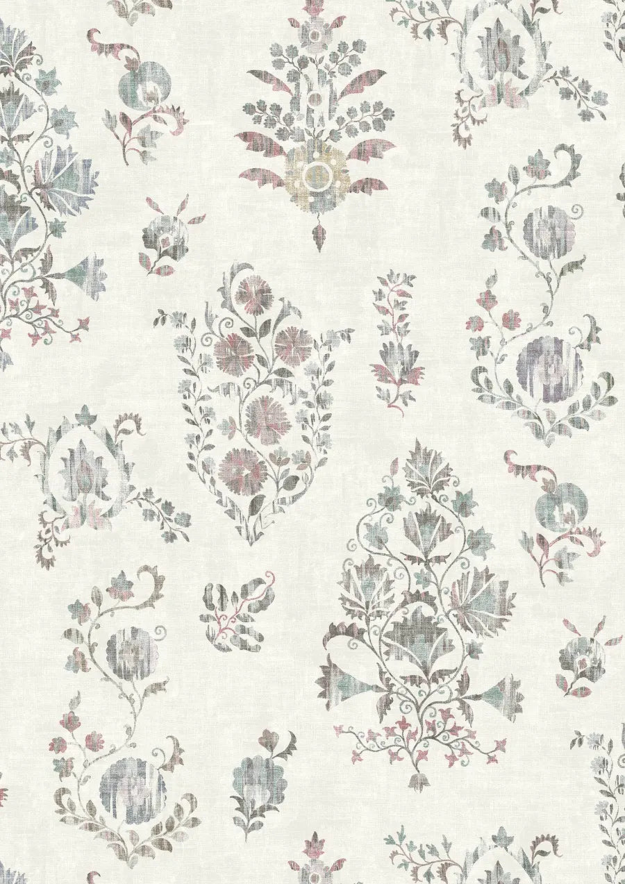 Lewis & Wood Sicilia Tea Rose Made to Measure Roman Blinds – close-up