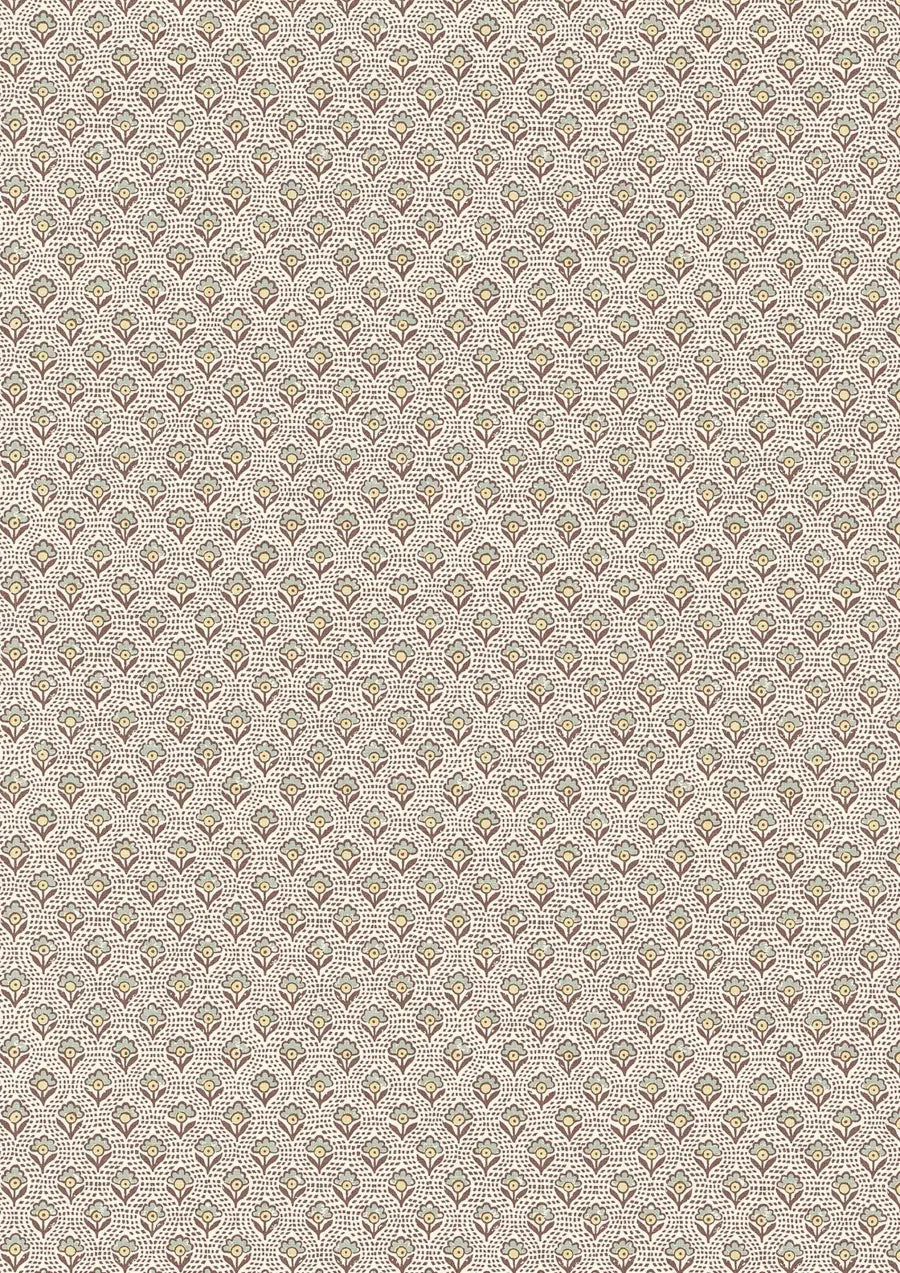 Lewis & Wood Speedwell Redwood Made to Measure Curtains – close-up