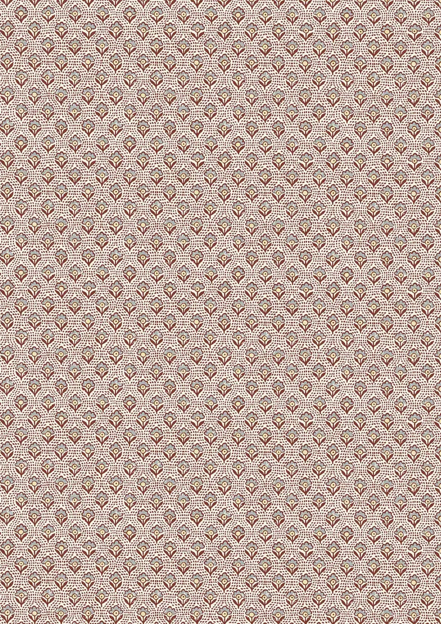 Lewis & Wood Speedwell Wedgwood Blue Made to Measure Curtains – close-up