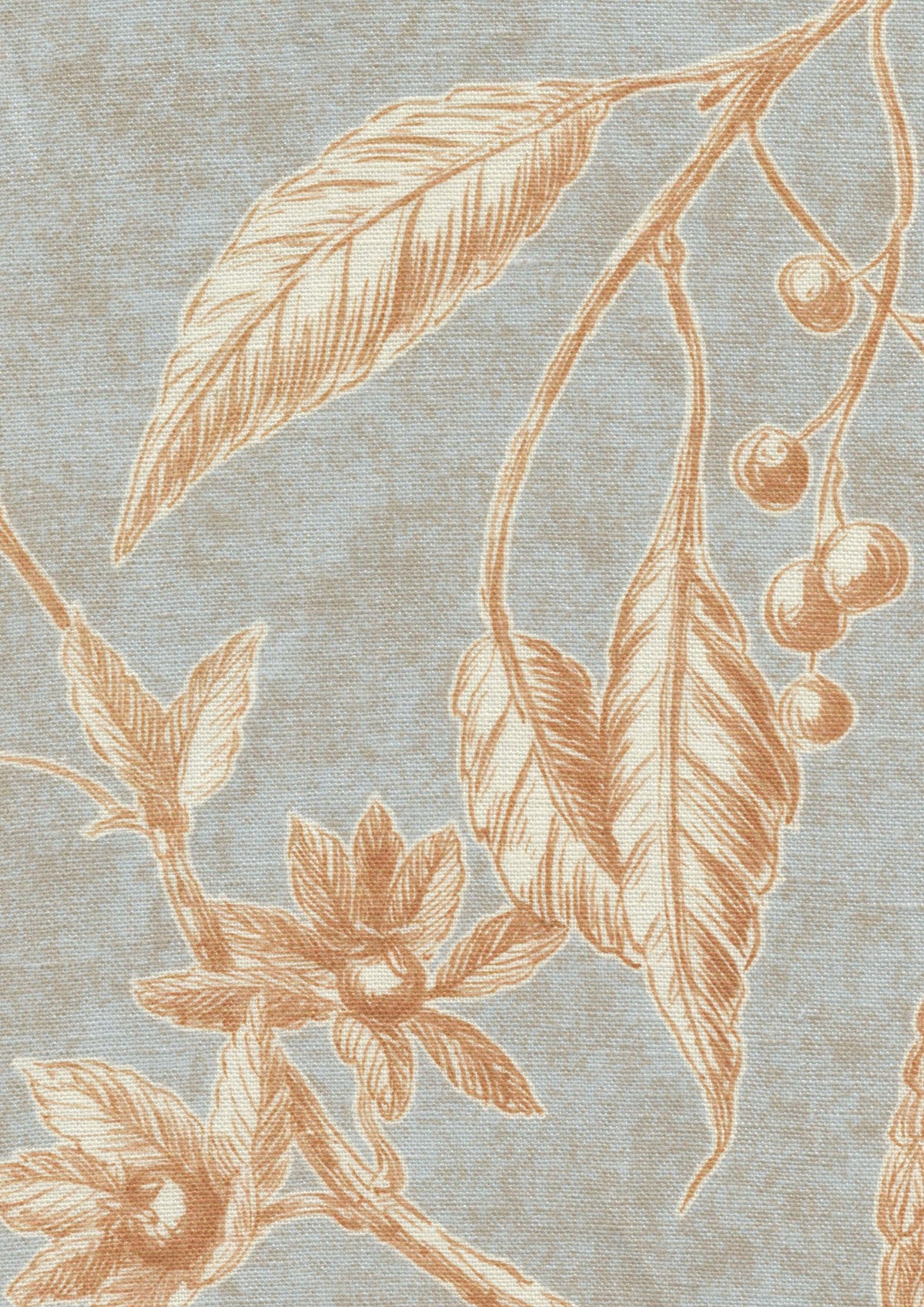 Lewis & Wood Squawk Grey Gold Made to Measure Roman Blinds – fabric detail