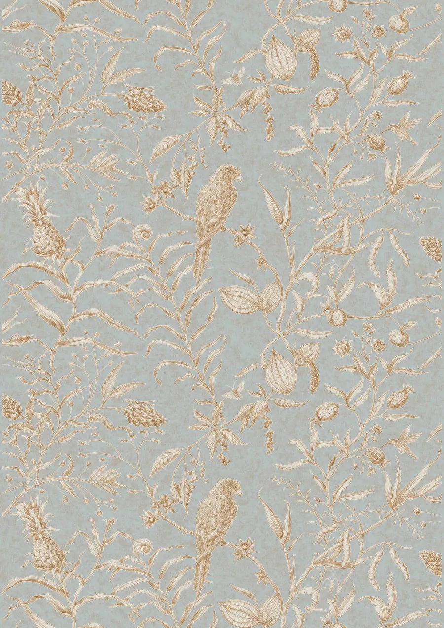 Lewis & Wood Squawk Grey Gold Made to Measure Roman Blinds – full width