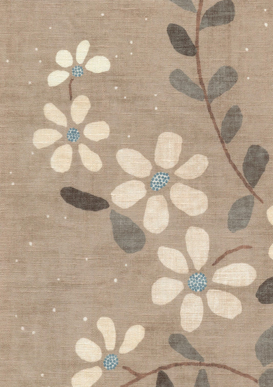 Lewis & Wood Stellata Cardamom Made to Measure Curtains – fabric detail