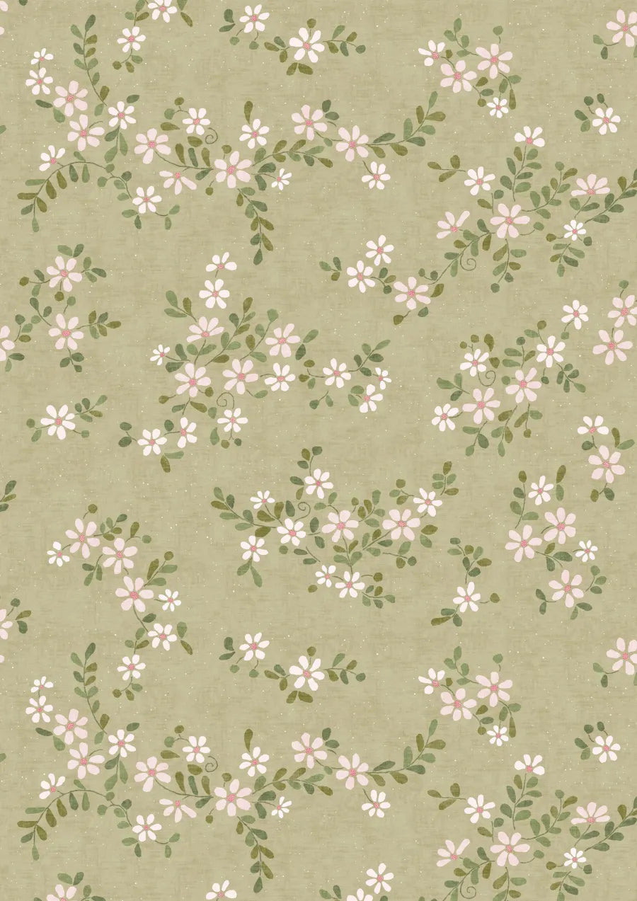Lewis & Wood Stellata Daisy Made to Measure Curtains – full width