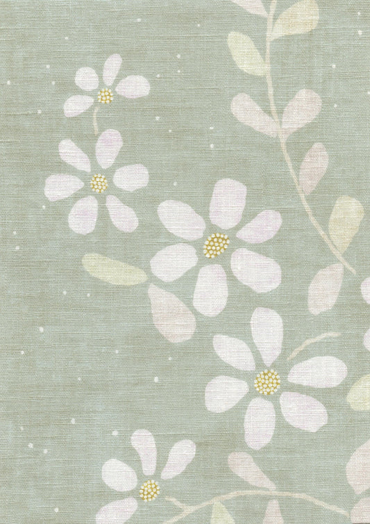 Lewis & Wood Stellata Mistletoe Made to Measure Roman Blinds – fabric detail