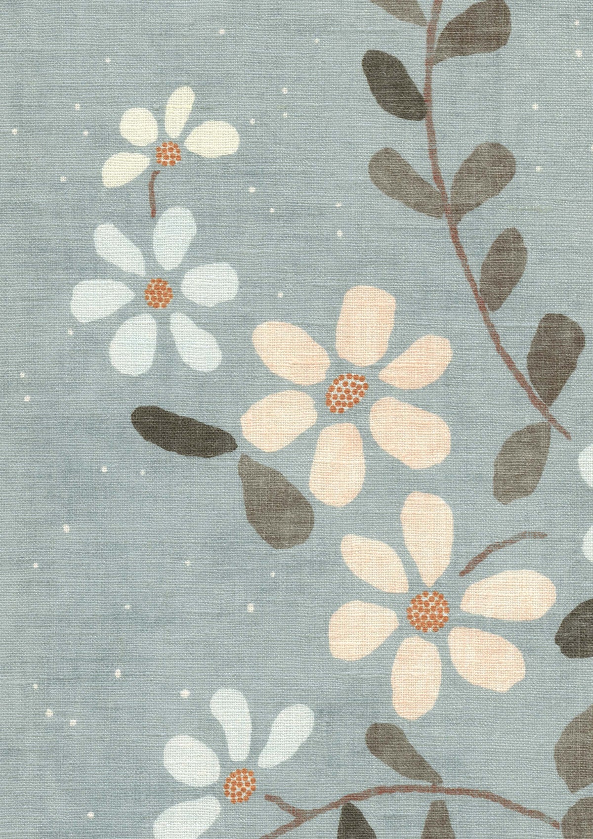 Lewis & Wood Stellata Misty Made to Measure Curtains – fabric detail