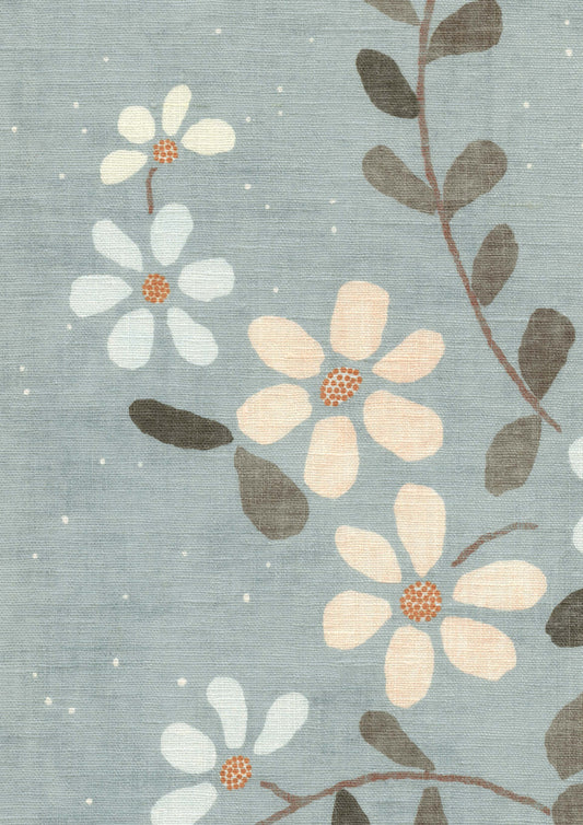 Lewis & Wood Stellata Misty Made to Measure Roman Blinds – fabric detail