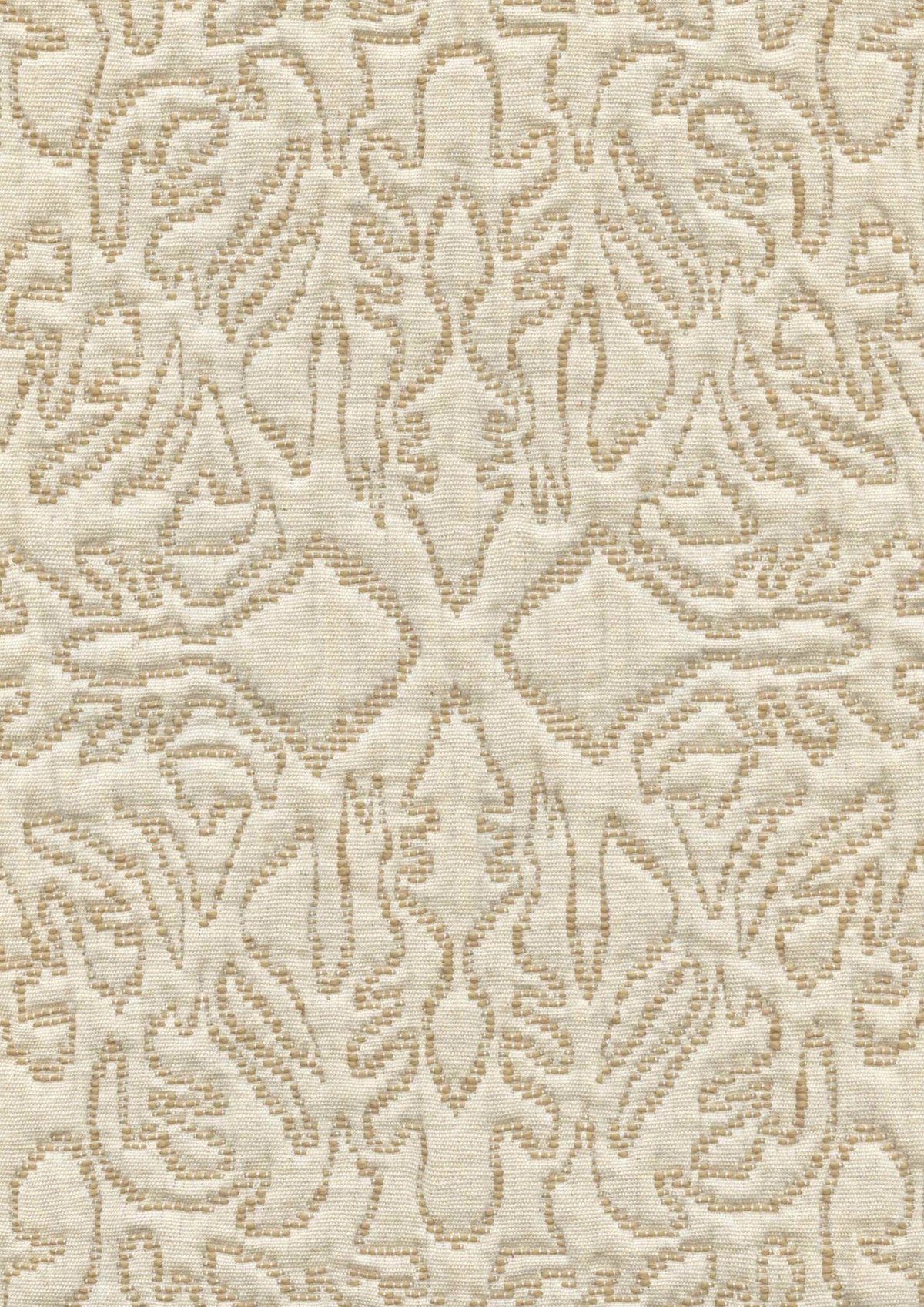 Lewis & Wood Stockholm Stitch Double Cream Made to Measure Roman Blinds – fabric detail