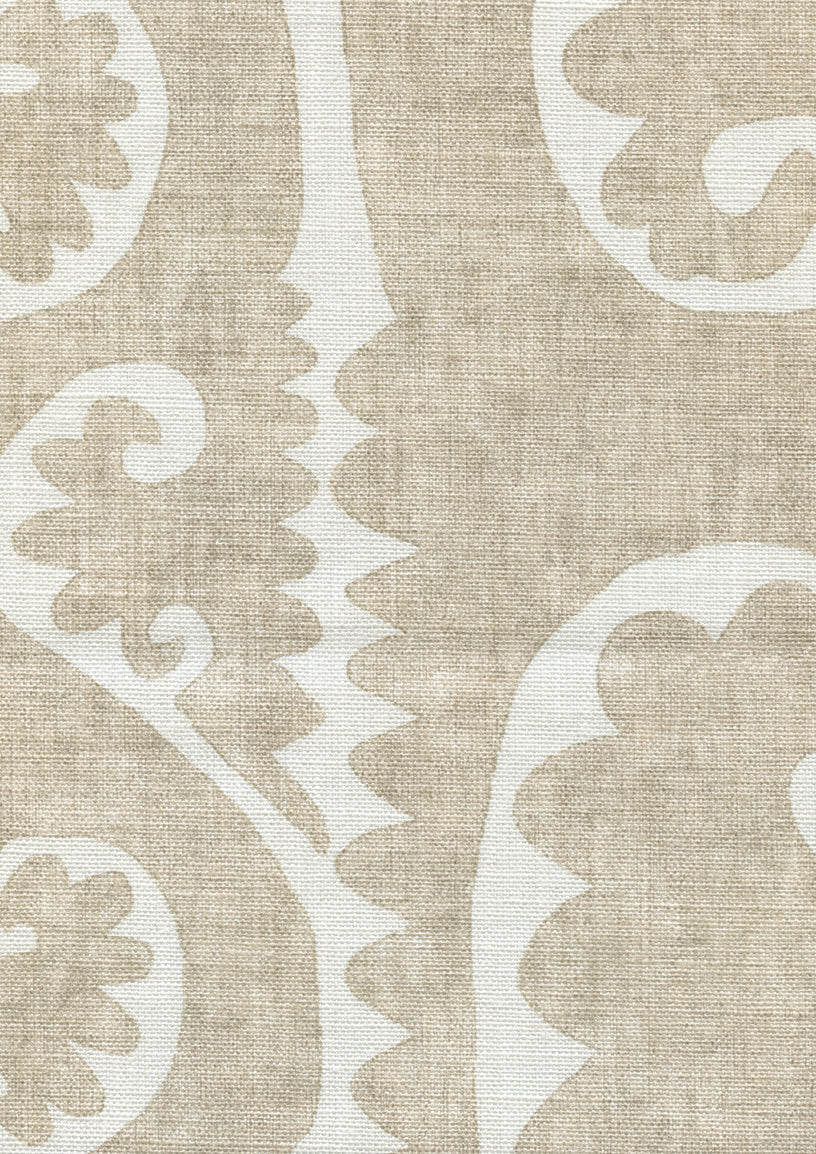 Lewis & Wood Totem Raffia Made to Measure Roman Blinds – fabric detail