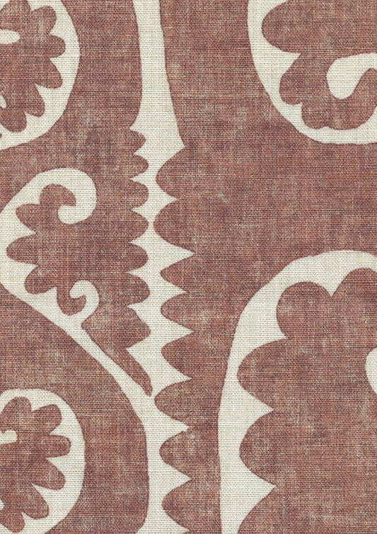 Lewis & Wood Totem Russet Made to Measure Curtains – fabric detail
