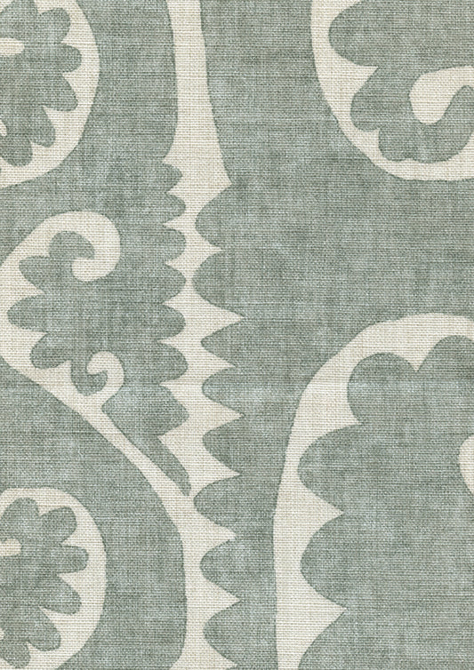 Lewis & Wood Totem Sage Made to Measure Curtains – fabric detail