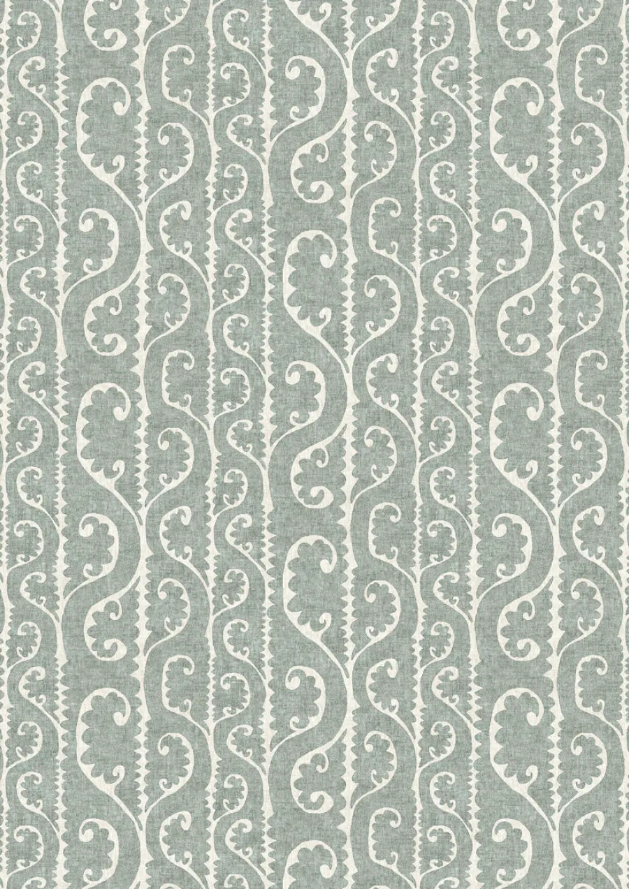 Lewis & Wood Totem Sage Made to Measure Curtains – full width