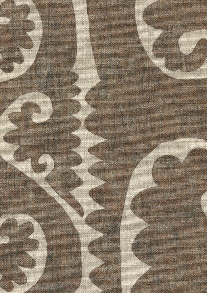 Lewis & Wood Totem Walnut Made to Measure Curtains – fabric detail