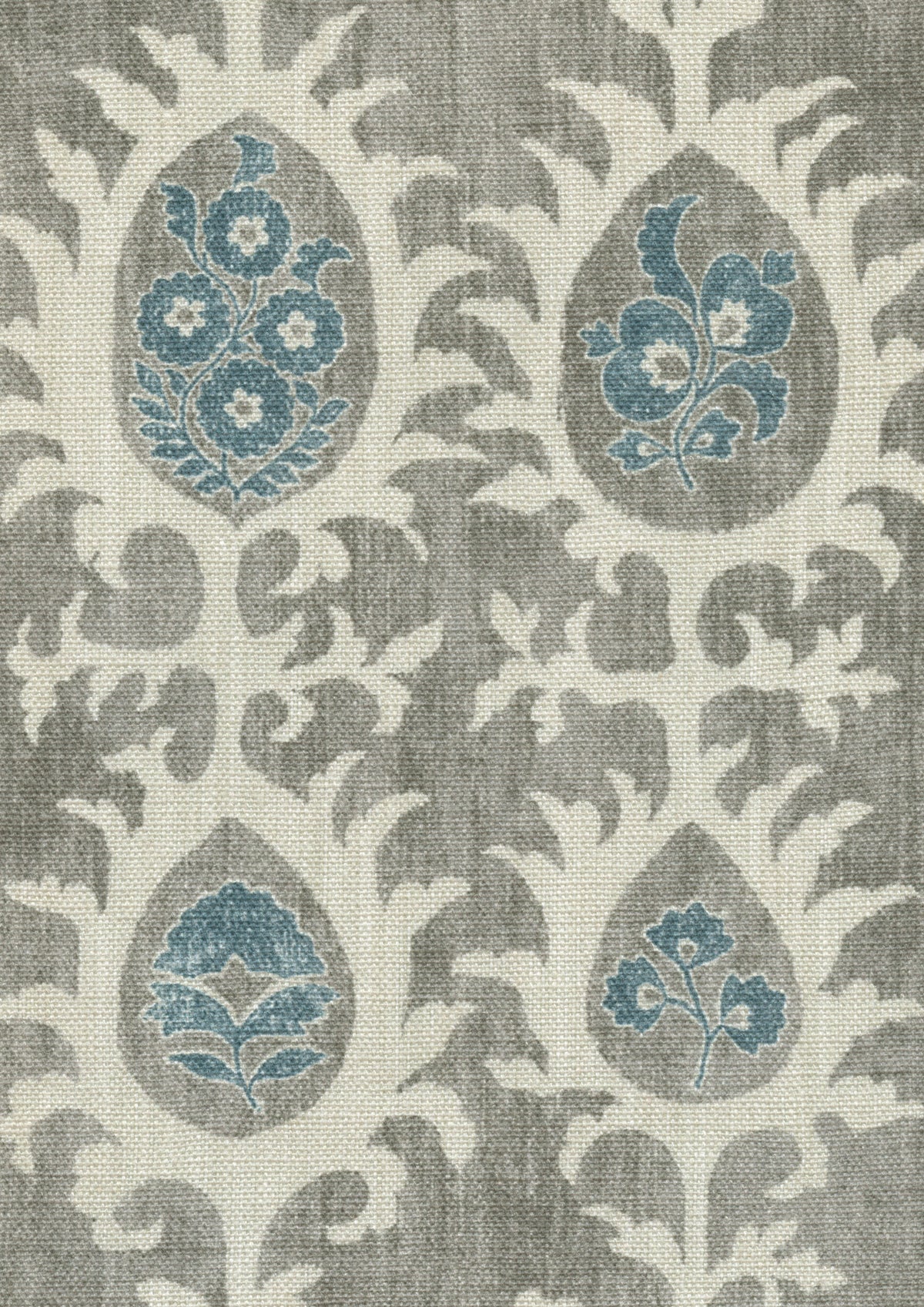 Lewis & Wood Tribal Delta Ash Made to Measure Curtains – fabric detail
