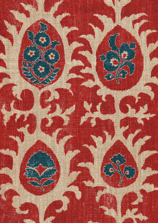 Lewis & Wood Tribal Flame Tree Made to Measure Roman Blinds – fabric detail