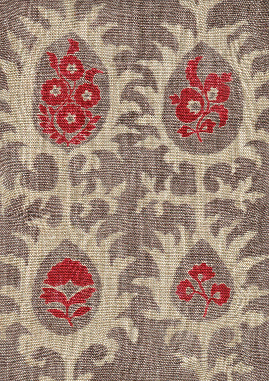 Lewis & Wood Tribal Kudu Grey Made to Measure Curtains – fabric detail