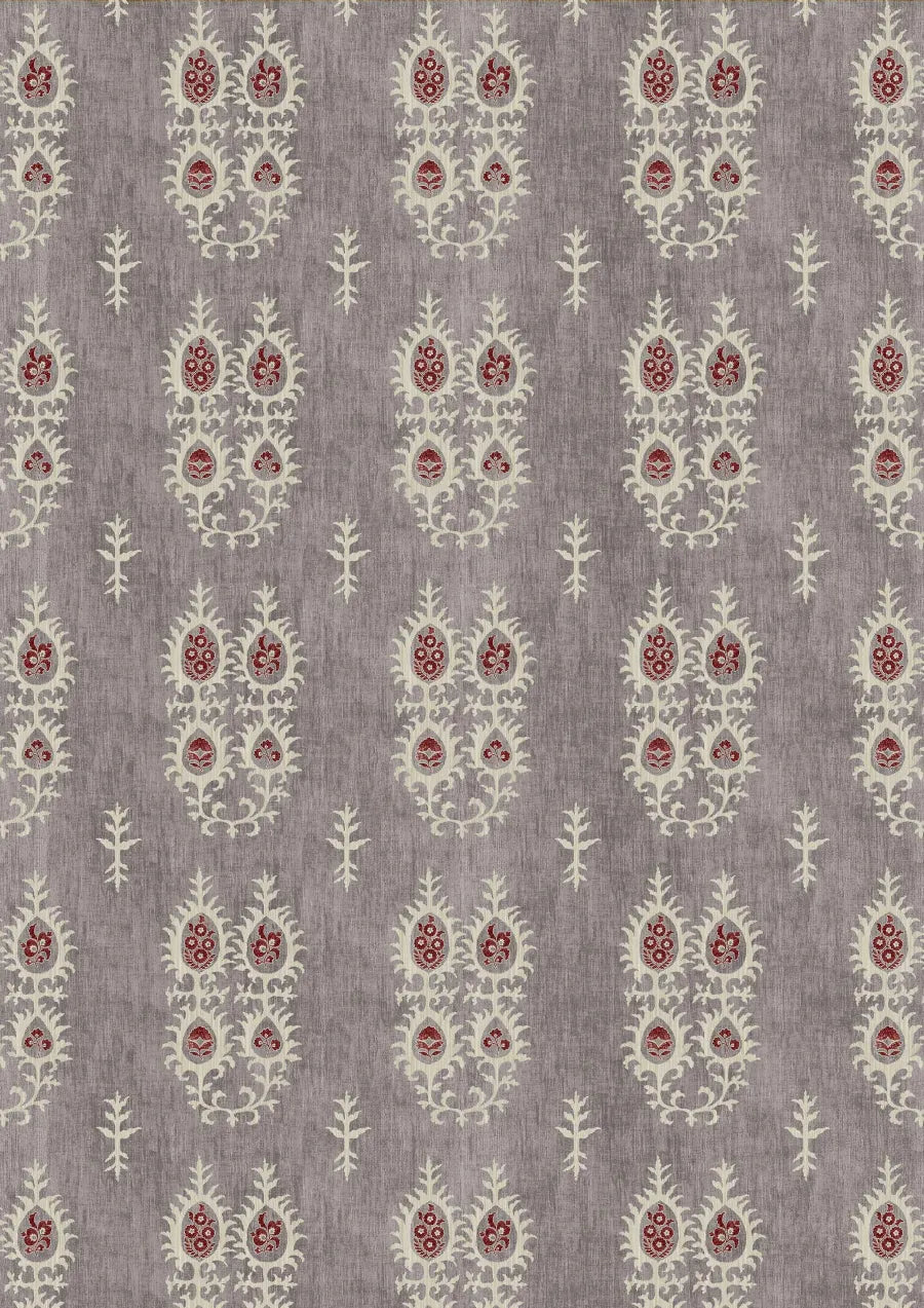 Lewis & Wood Tribal Kudu Grey Made to Measure Curtains – full width