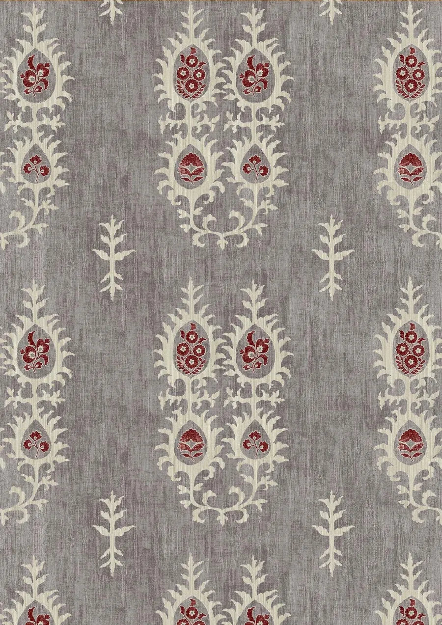 Lewis & Wood Tribal Kudu Grey Made to Measure Curtains – close-up
