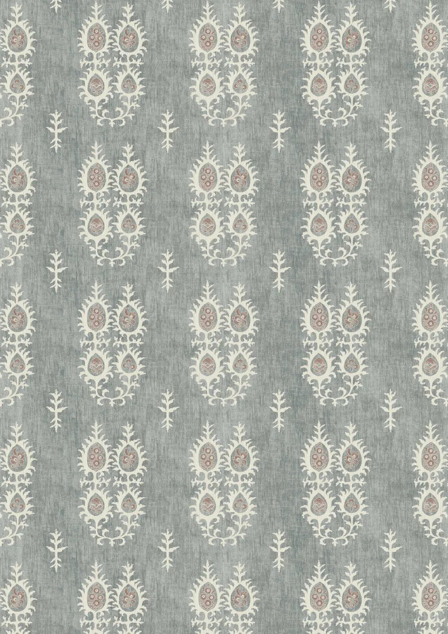 Lewis & Wood Tribal Monsoon Blue Made to Measure Curtains – full width