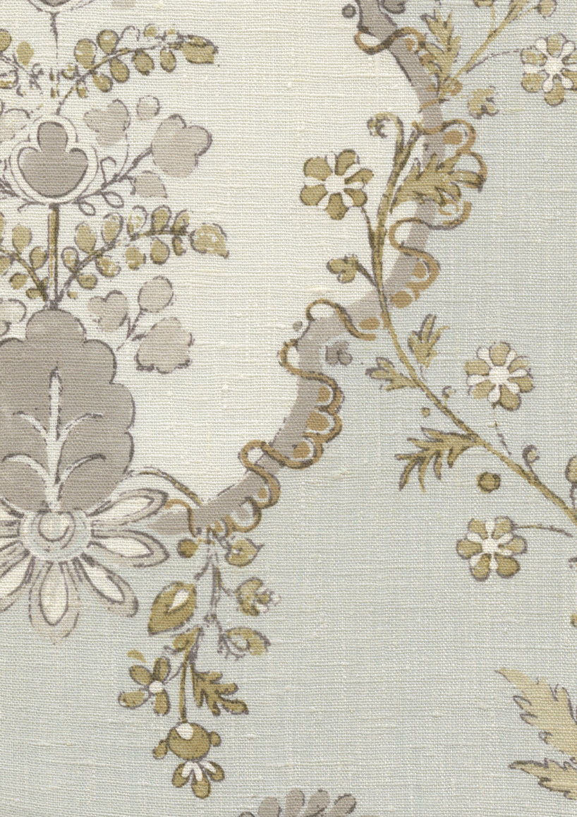 Lewis & Wood Vallance Earl Grey Made to Measure Roman Blinds – fabric detail