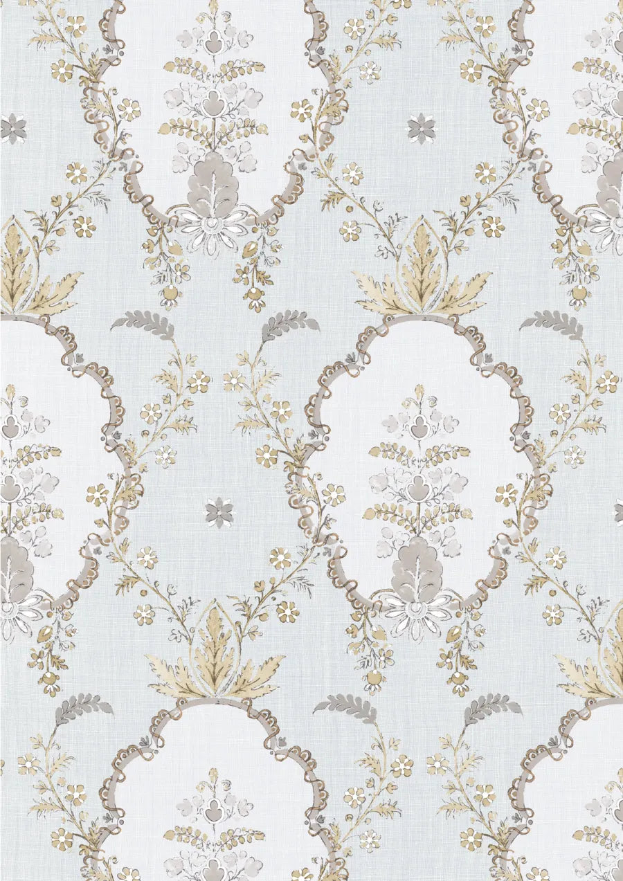 Lewis & Wood Vallance Earl Grey Made to Measure Curtains – close-up