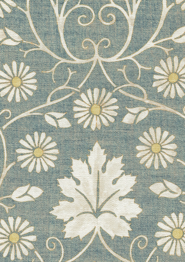 Lewis & Wood Vineheart Acanthus Made to Measure Roman Blinds – fabric detail