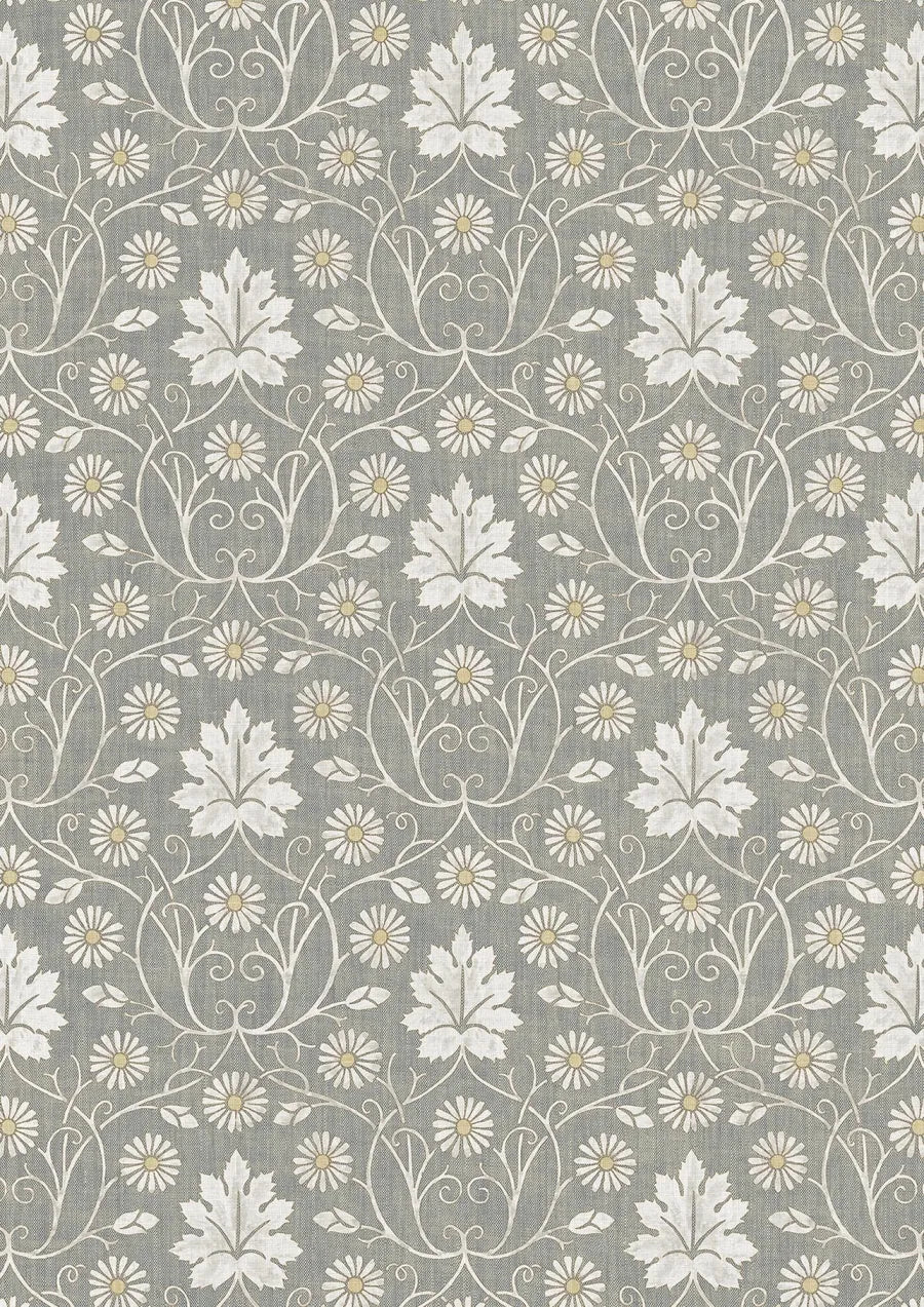 Lewis & Wood Vineheart Chamois Made to Measure Curtains – close-up