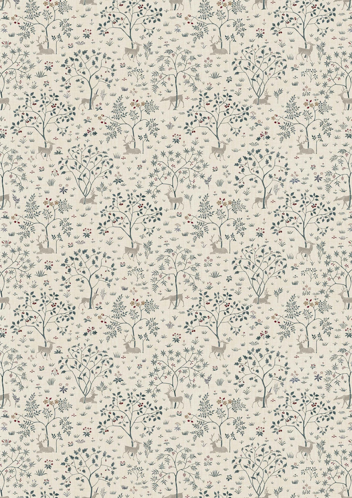 Lewis & Wood Voysey Park Cluny Made to Measure Roman Blinds – full width