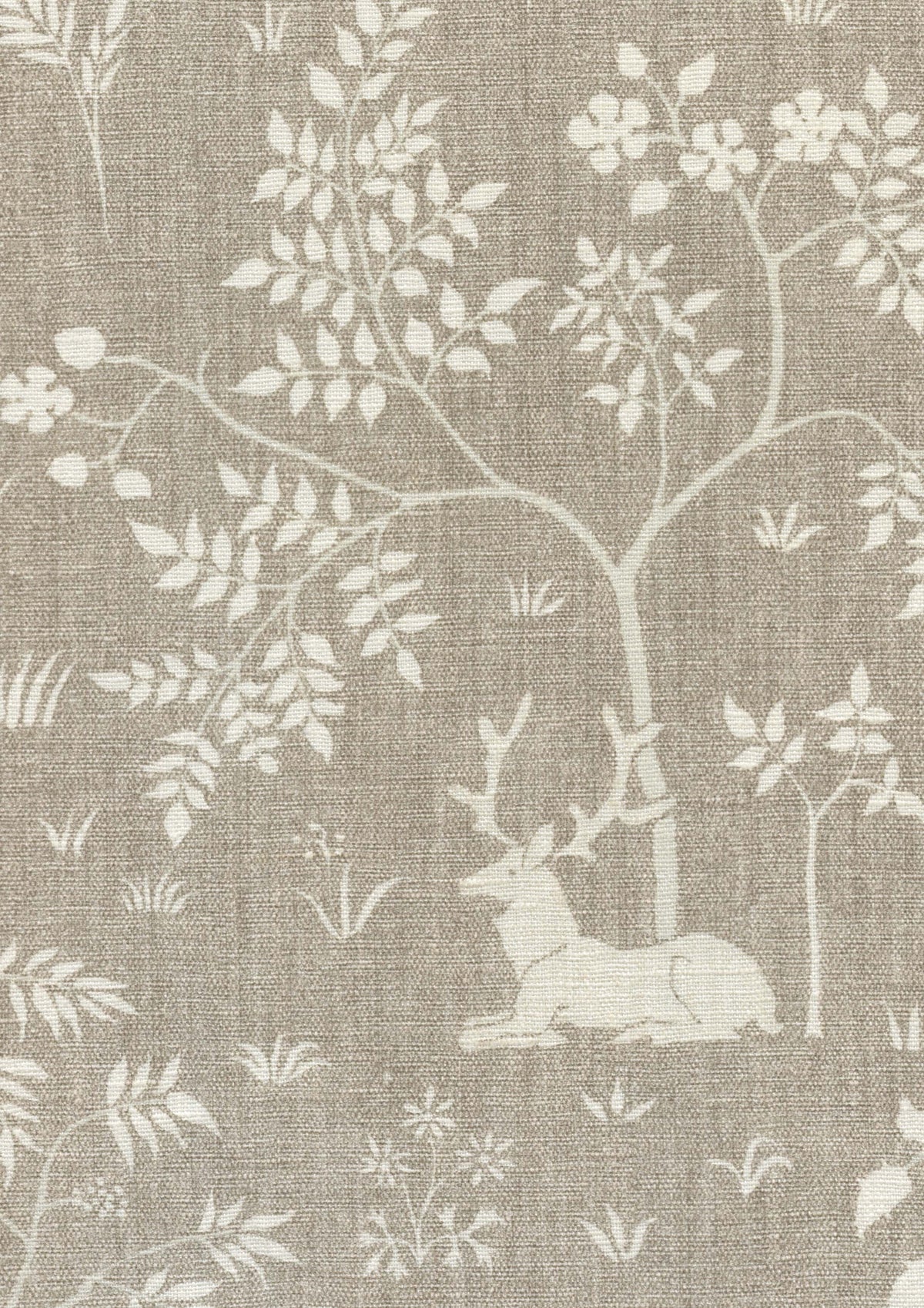 Lewis & Wood Voysey Park Flax Made to Measure Roman Blinds – fabric detail