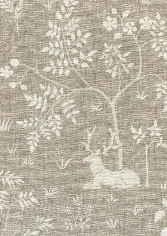 Lewis & Wood Voysey Park Flax Made to Measure Roman Blinds – fabric detail