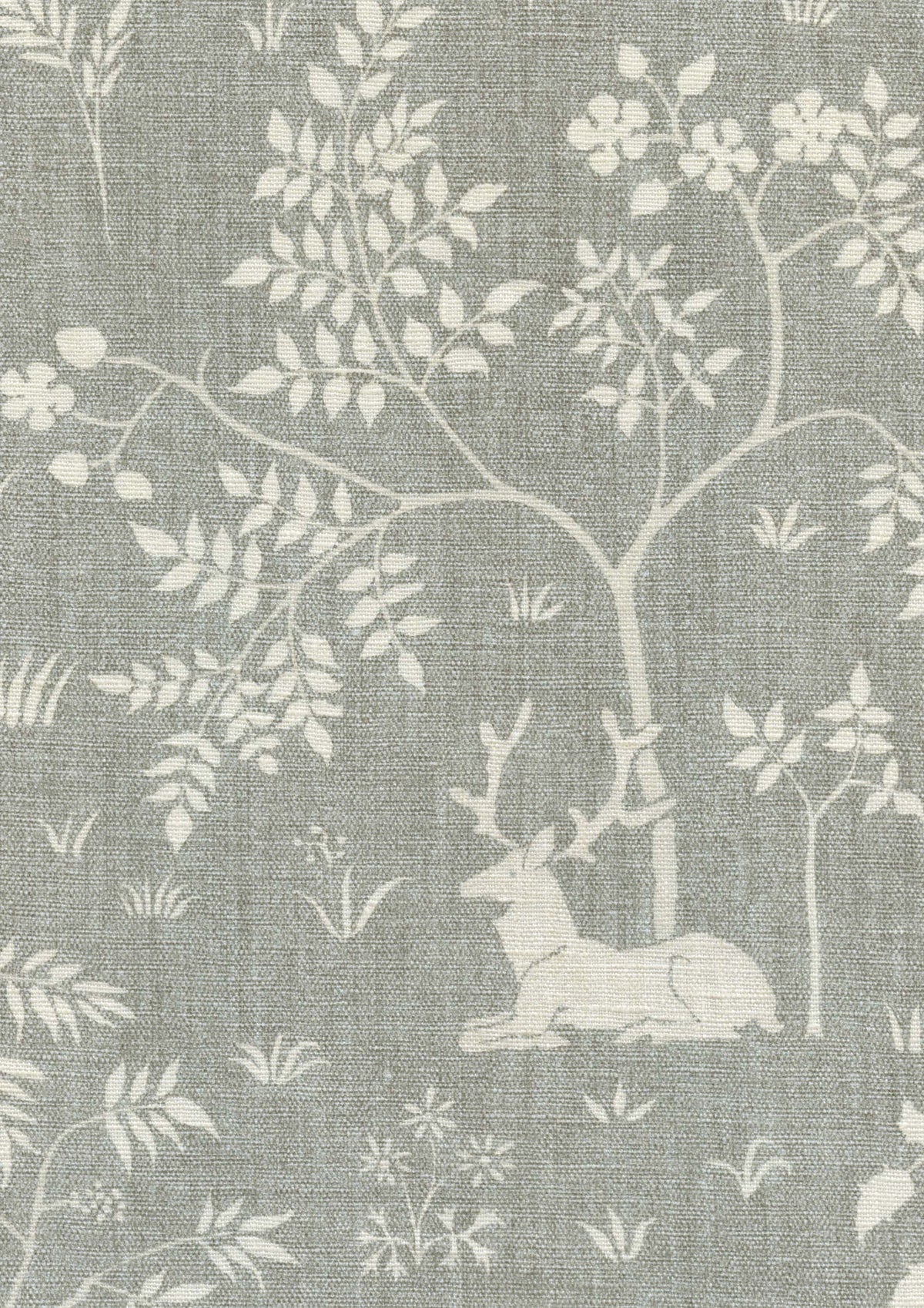 Lewis & Wood Voysey Park Mineral Made to Measure Curtains – fabric detail