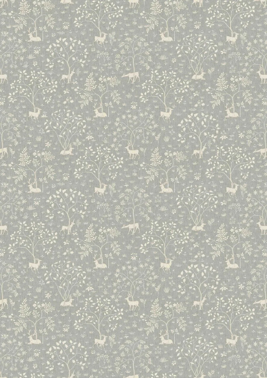 Lewis & Wood Voysey Park Mineral Made to Measure Roman Blinds – full width