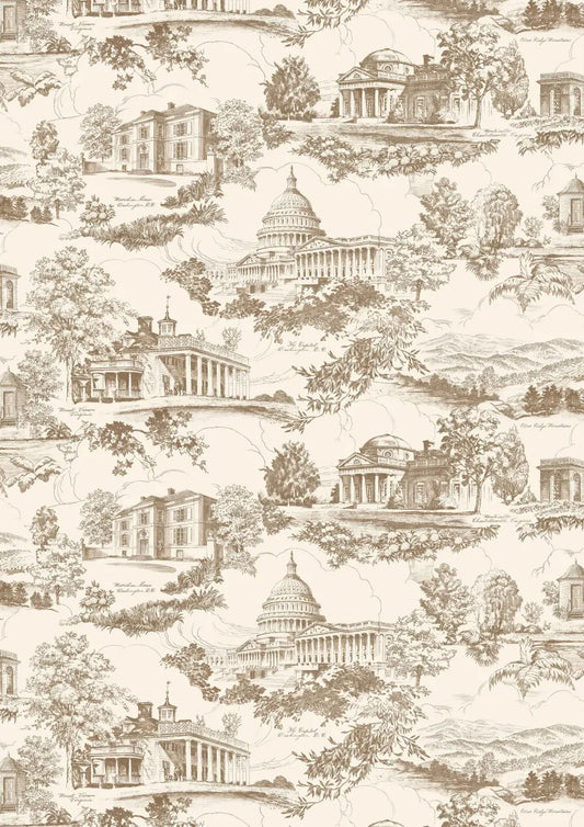 Lewis & Wood Washington Toile Vintage Made to Measure Roman Blinds – full width