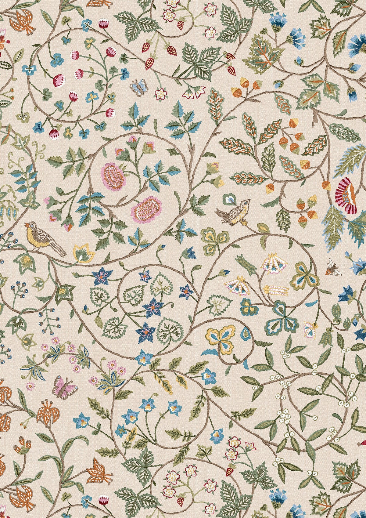 Lewis & Wood Windrush Quilt Classic Made to Measure Roman Blinds – close-up