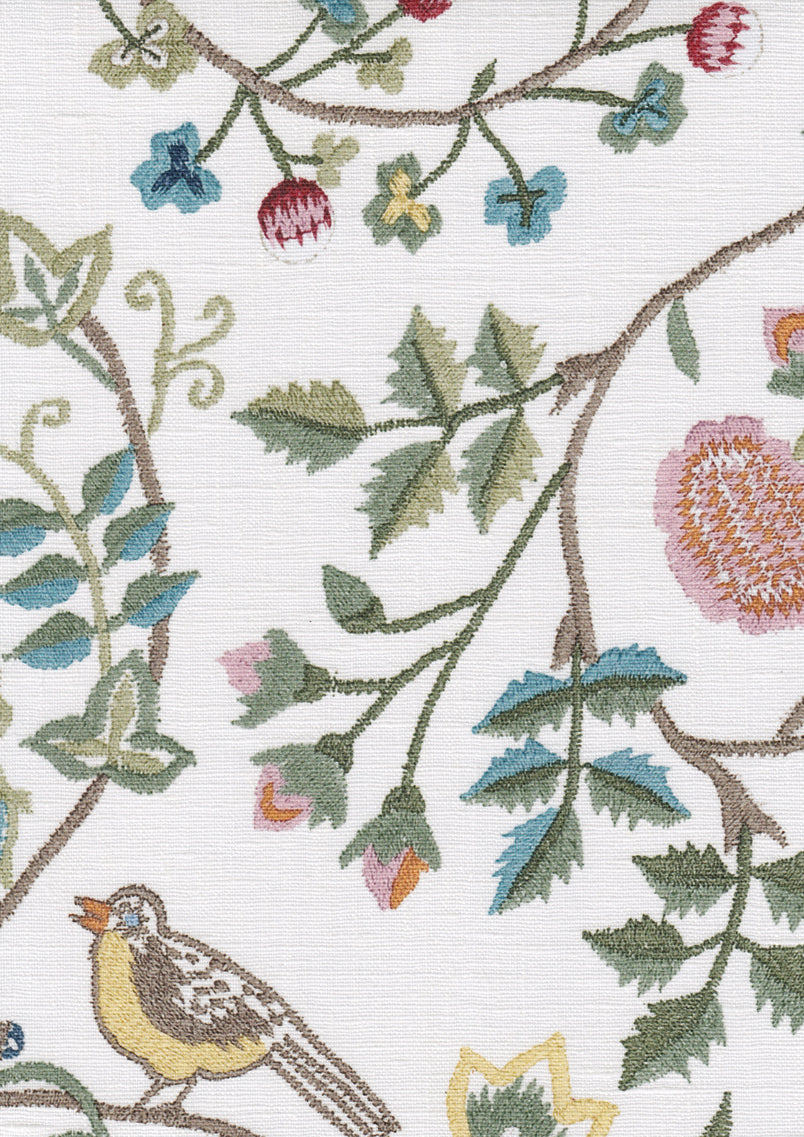Lewis & Wood Windrush White Made to Measure Roman Blinds – fabric detail