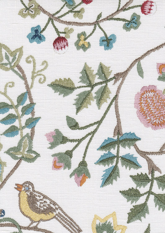 Lewis & Wood Windrush White Made to Measure Roman Blinds – fabric detail