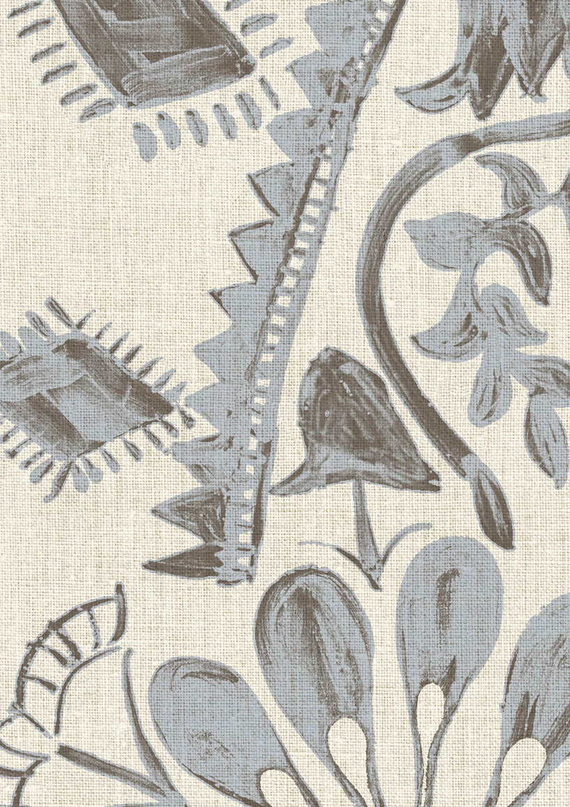 Lewis & Wood Womad LG 100 Northlight Made to Measure Roman Blinds – fabric detail