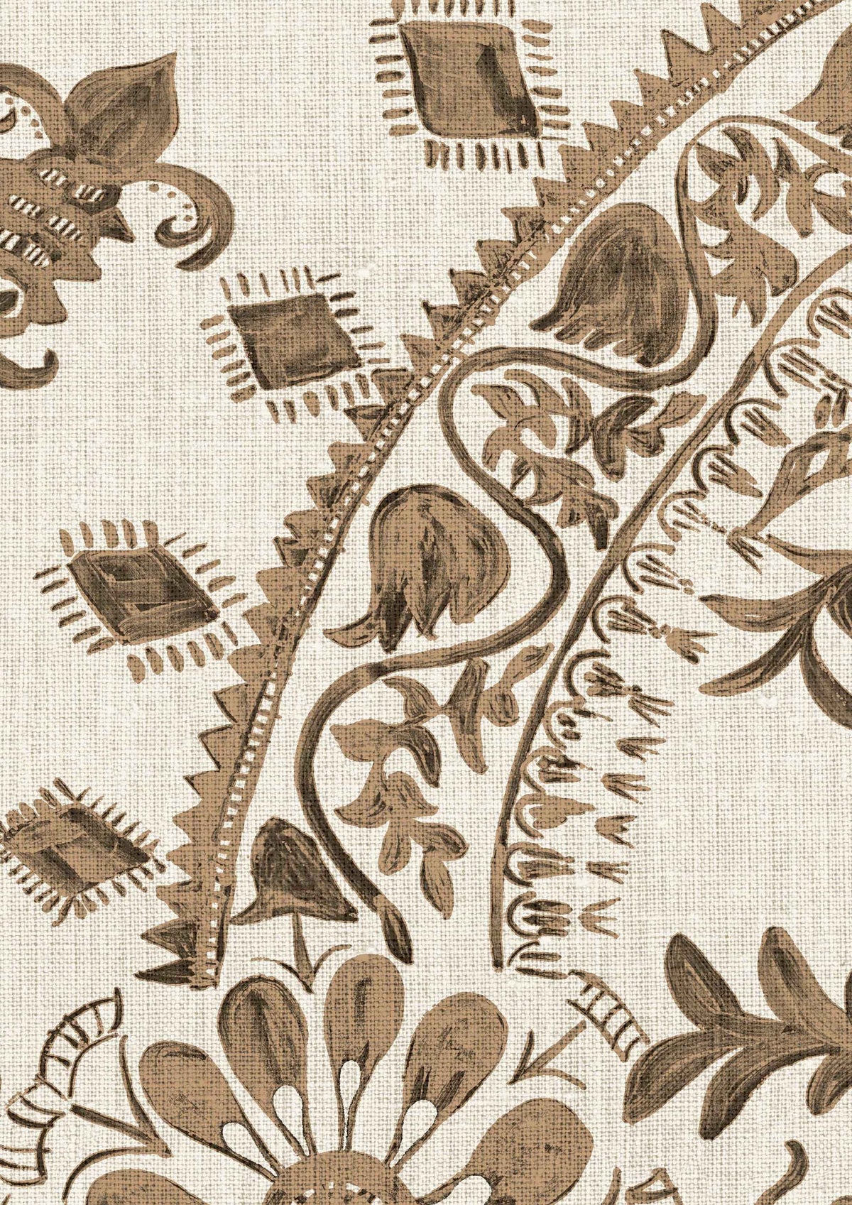 Lewis & Wood Womad LG 50 Henna Made to Measure Roman Blinds – fabric detail