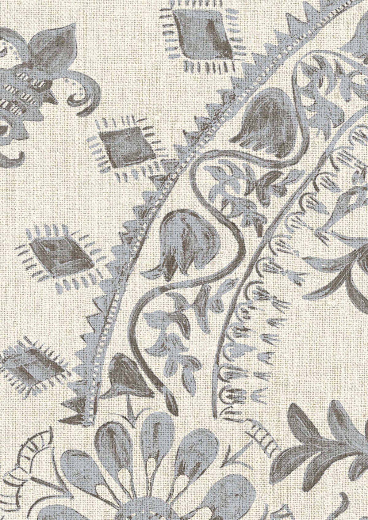 Lewis & Wood Womad LG 50 Northlight Made to Measure Roman Blinds – fabric detail