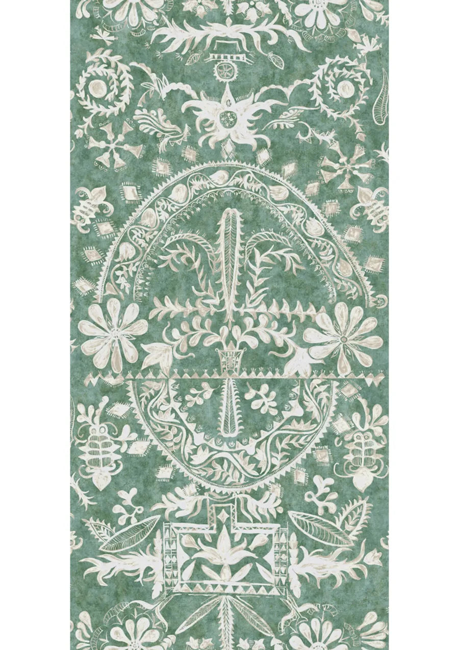 Lewis & Wood Womad Sagebrush Made to Measure Roman Blinds – full panel