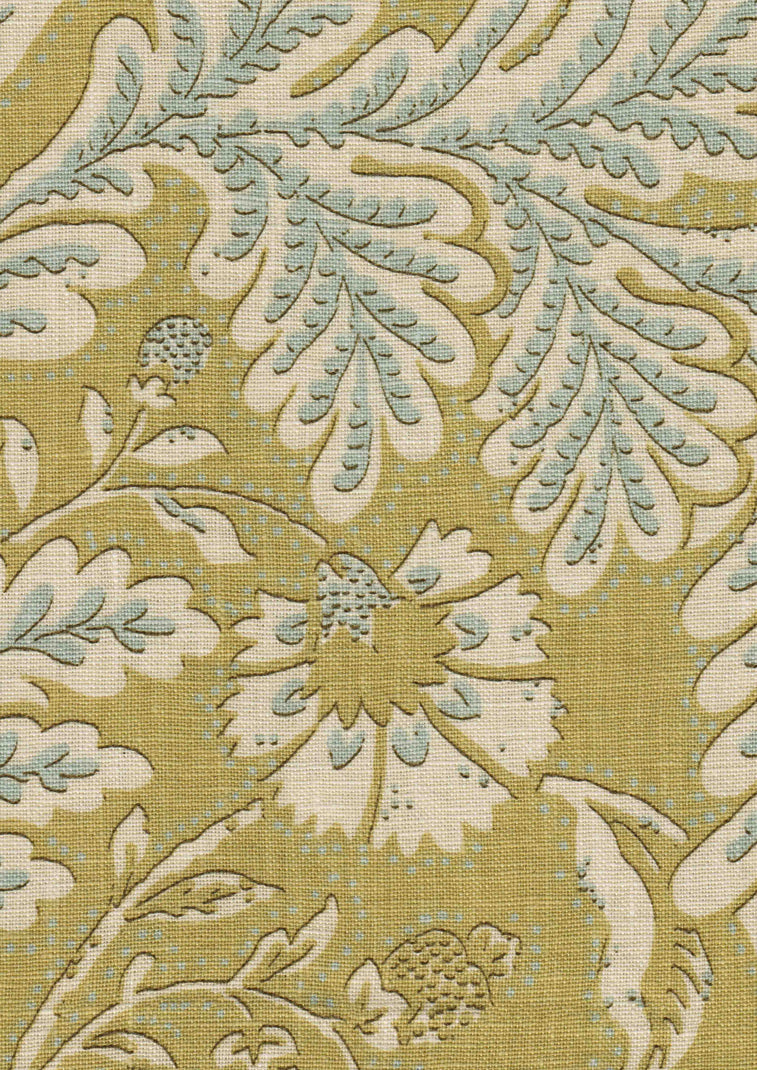 Lewis & Wood Wykeham Citrus Made to Measure Curtains – fabric detail