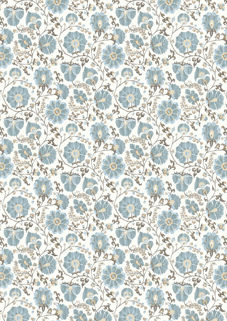 Lewis & Wood Zarafshan LG Autumn Sky Made to Measure Roman Blinds – full width