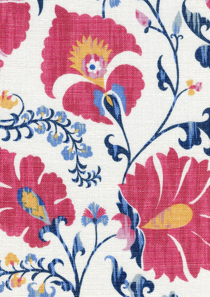 Lewis & Wood Zarafshan LG Cyclamen Blue Made to Measure Curtains – fabric detail