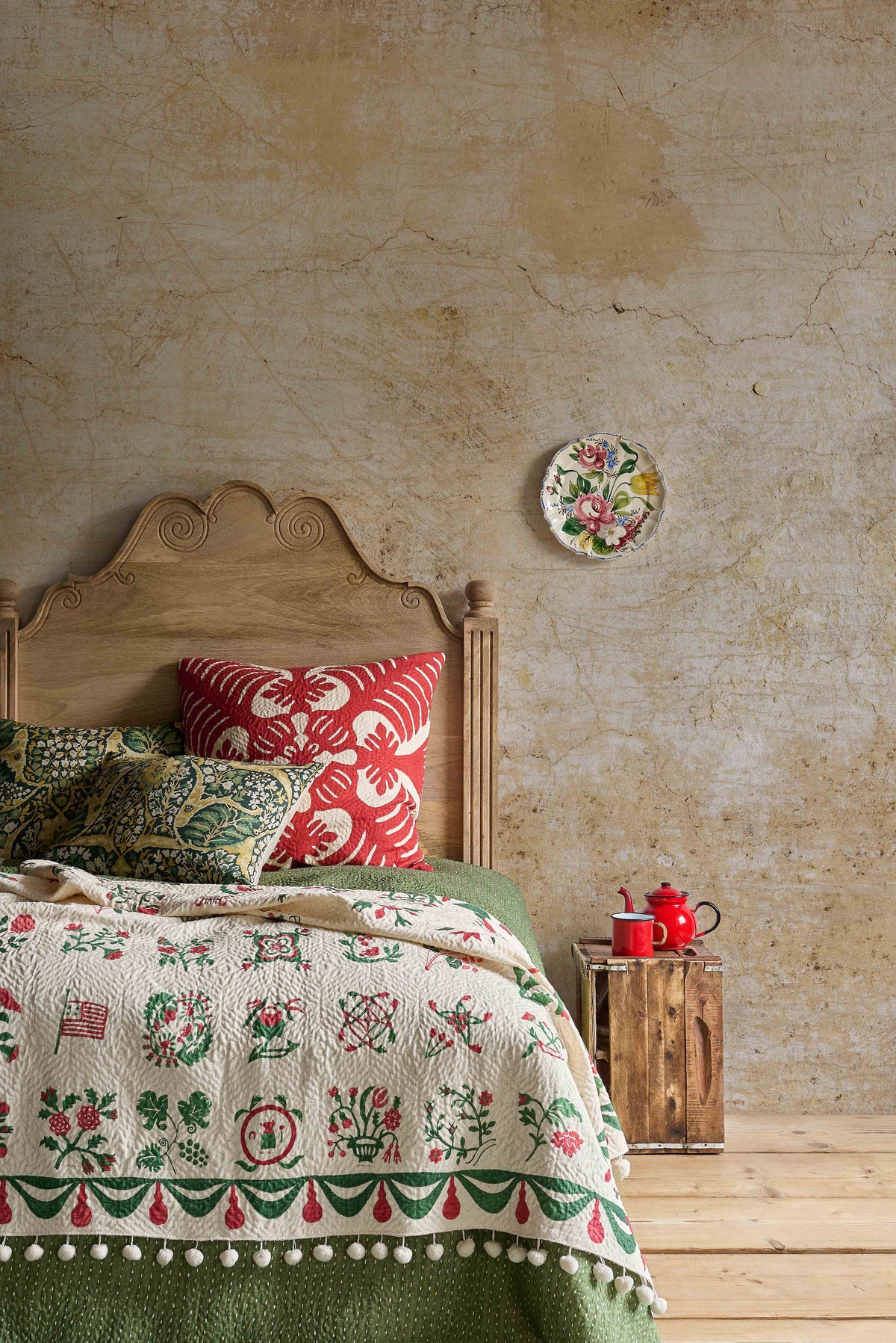 Lewis & Wood Wild Rice Myrtle Made to Measure Curtains – lifestyle photograph