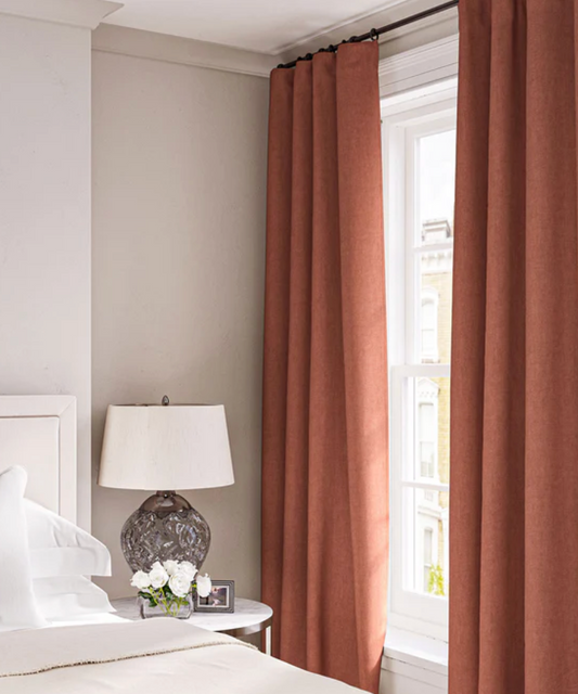 Cooshy Cayenne Linen Softie 100% Linen Fabric curtains
