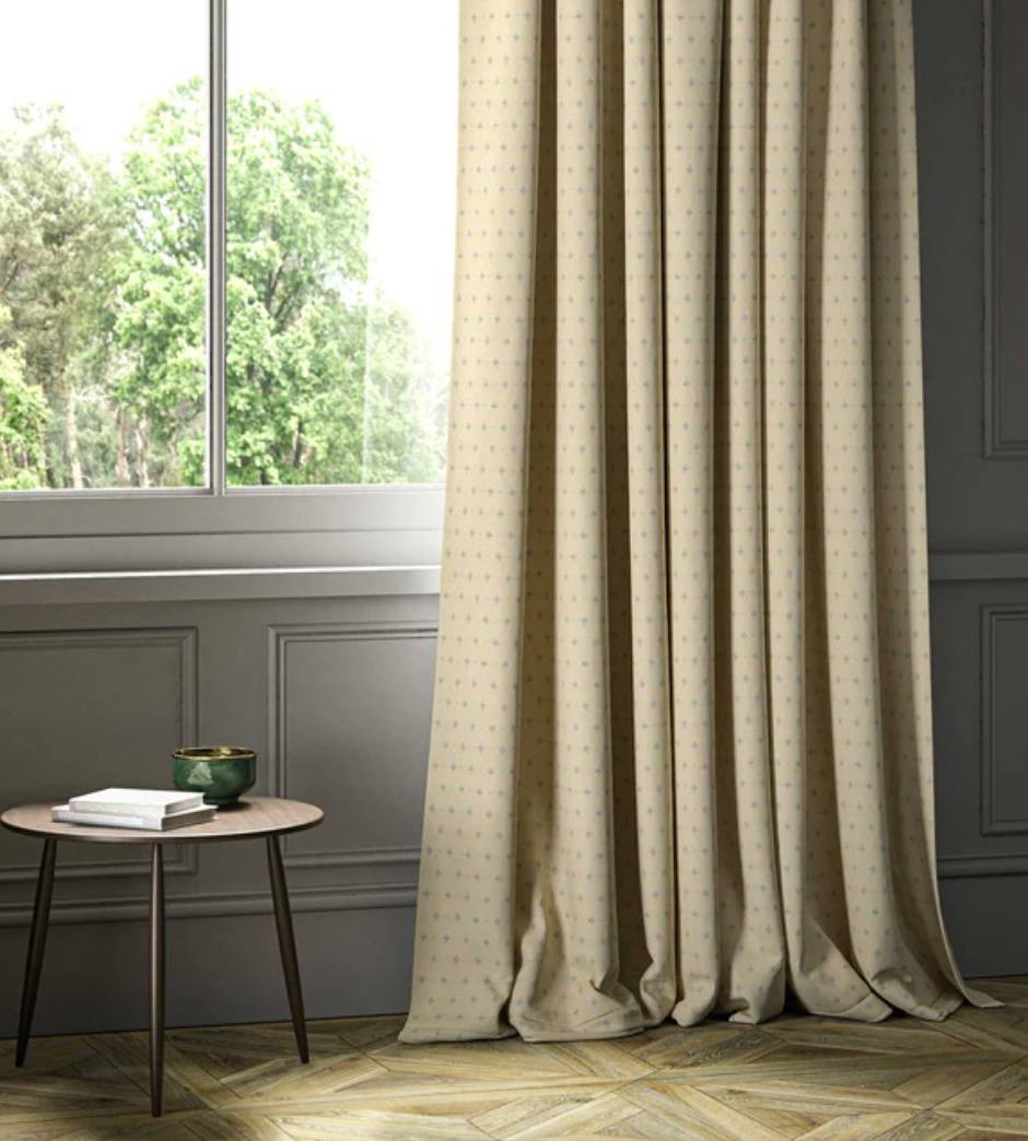 Eau De Nil - Bryher by Linwood - Fabric, Curtains, Roman Blinds window