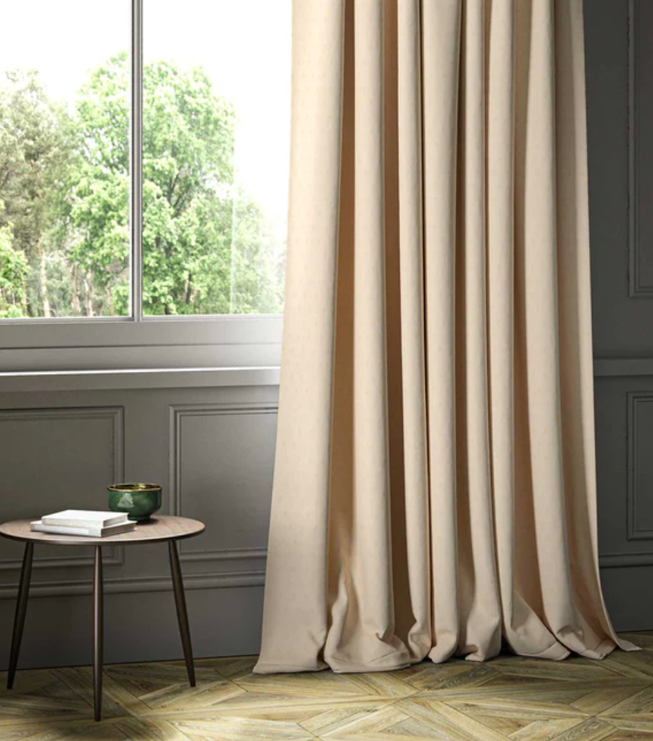 Malt - Bryher by Linwood - Fabric, Curtains, Roman Blinds window